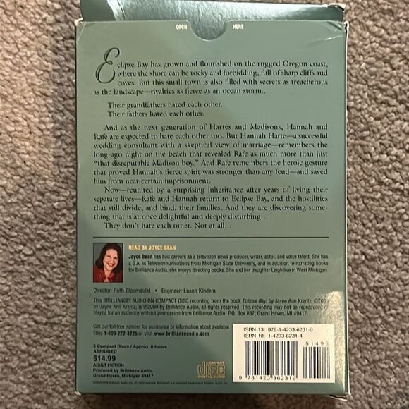 “Eclipse Bay” by Jayne Ann Krentz” Audiobook CD! - Picture 2 of 4